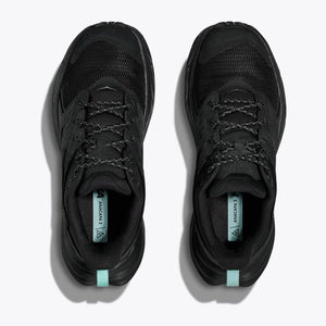 Hoka Women's Anacapa 2 Low GORE-TEX Walking Shoes Black / Black - achilles heel