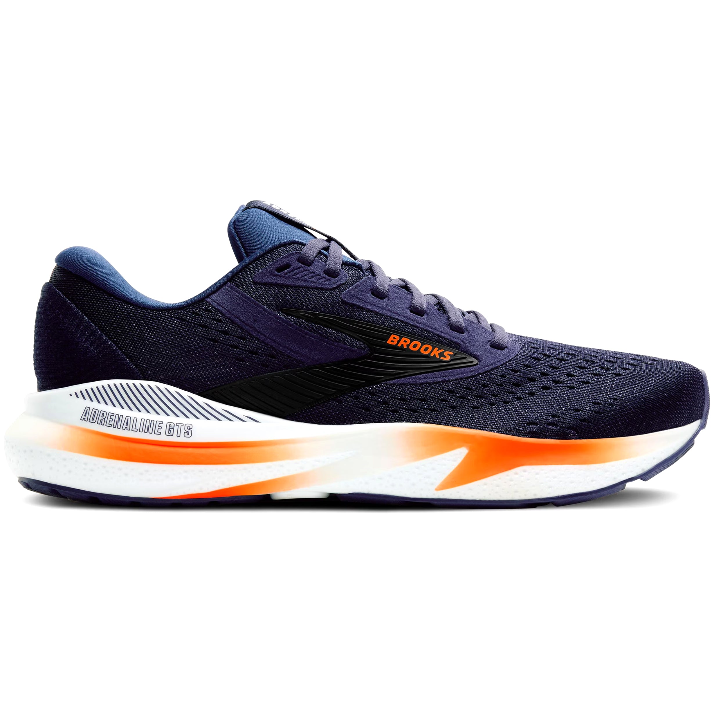 Brooks Men's Adrenaline GTS 24 Running Shoes Peacoat / Orange / White - Achilles Heel