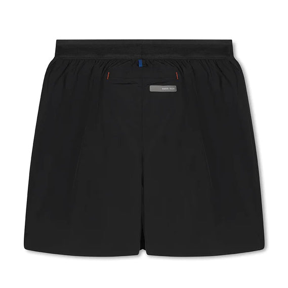 Soar Men's Run Shorts Black - achilles heel