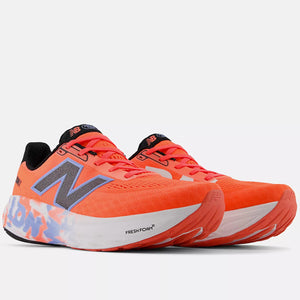 New Balance Men's London Marathon 1080v14 Running Shoes Urgent Red / White / Black - achilles heel