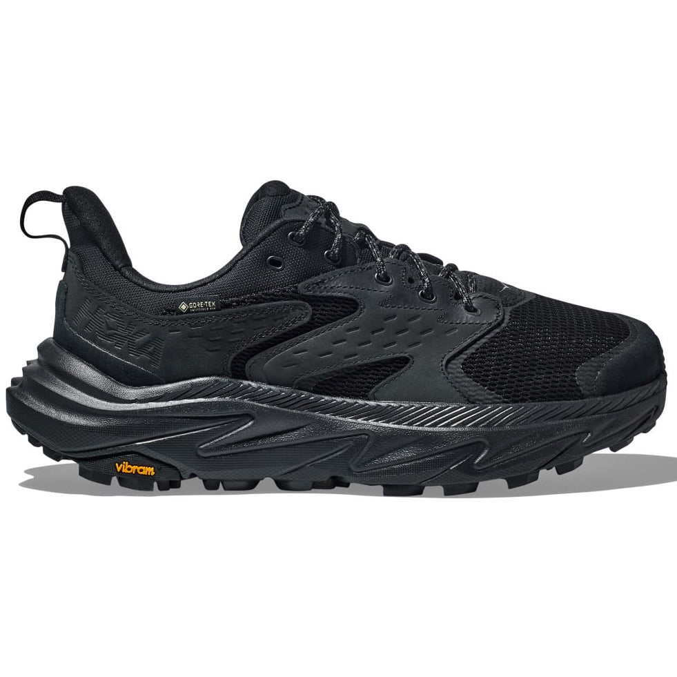 Hoka Men's Anacapa 2 Low GORE-TEX Walking Shoes Black / Black - achilles heel