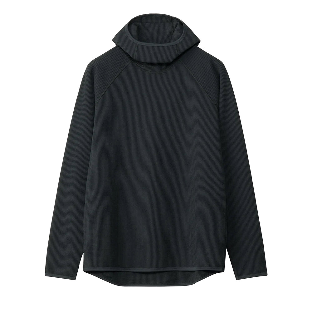 Goldwin Men's WF Light Hoodie Top Black - achilles heel