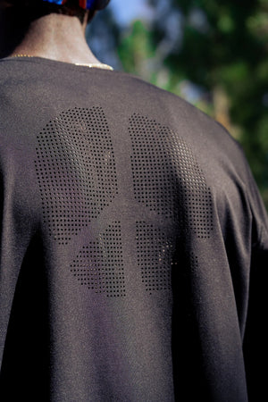 District Vision Men's Ultralight Aloe Top Black Wordmark - achilles heel
