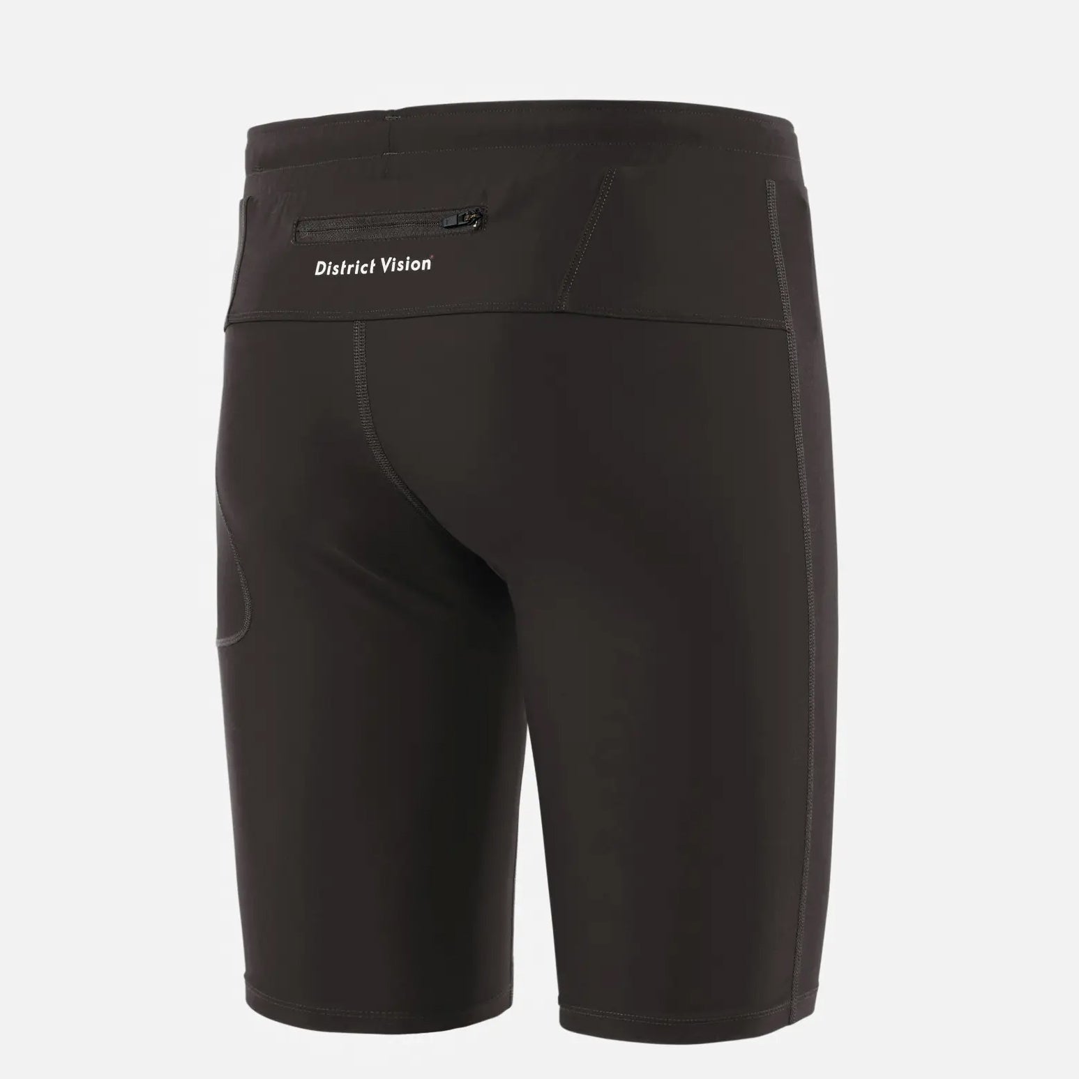9 Inch Recycled Half Tights Slate Brown - Achilles Heel