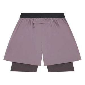 Soar Men's Dual Run Shorts Moonscape - achilles heel
