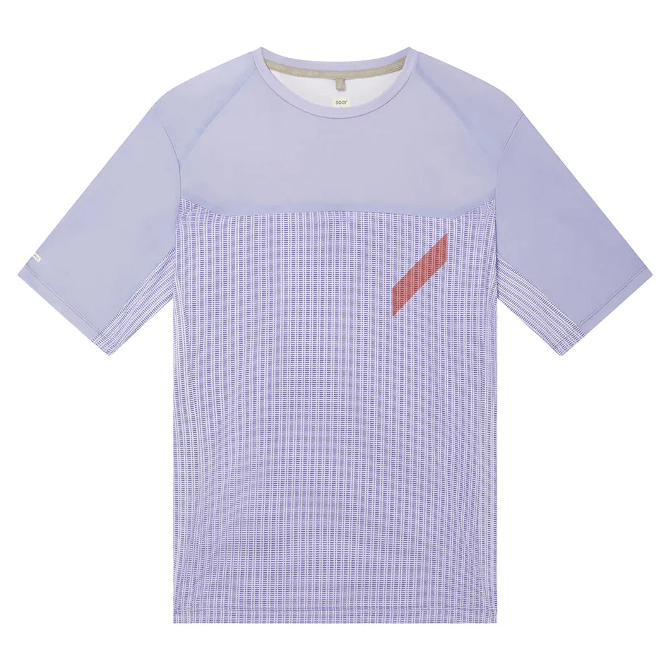 Soar Men's Hot Weather Tee Lilac - achilles heel
