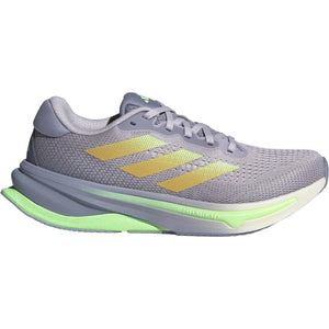 adidas Women's Supernova Solution Running Shoes Silver Dawn / Spark / Green Spark - achilles heel