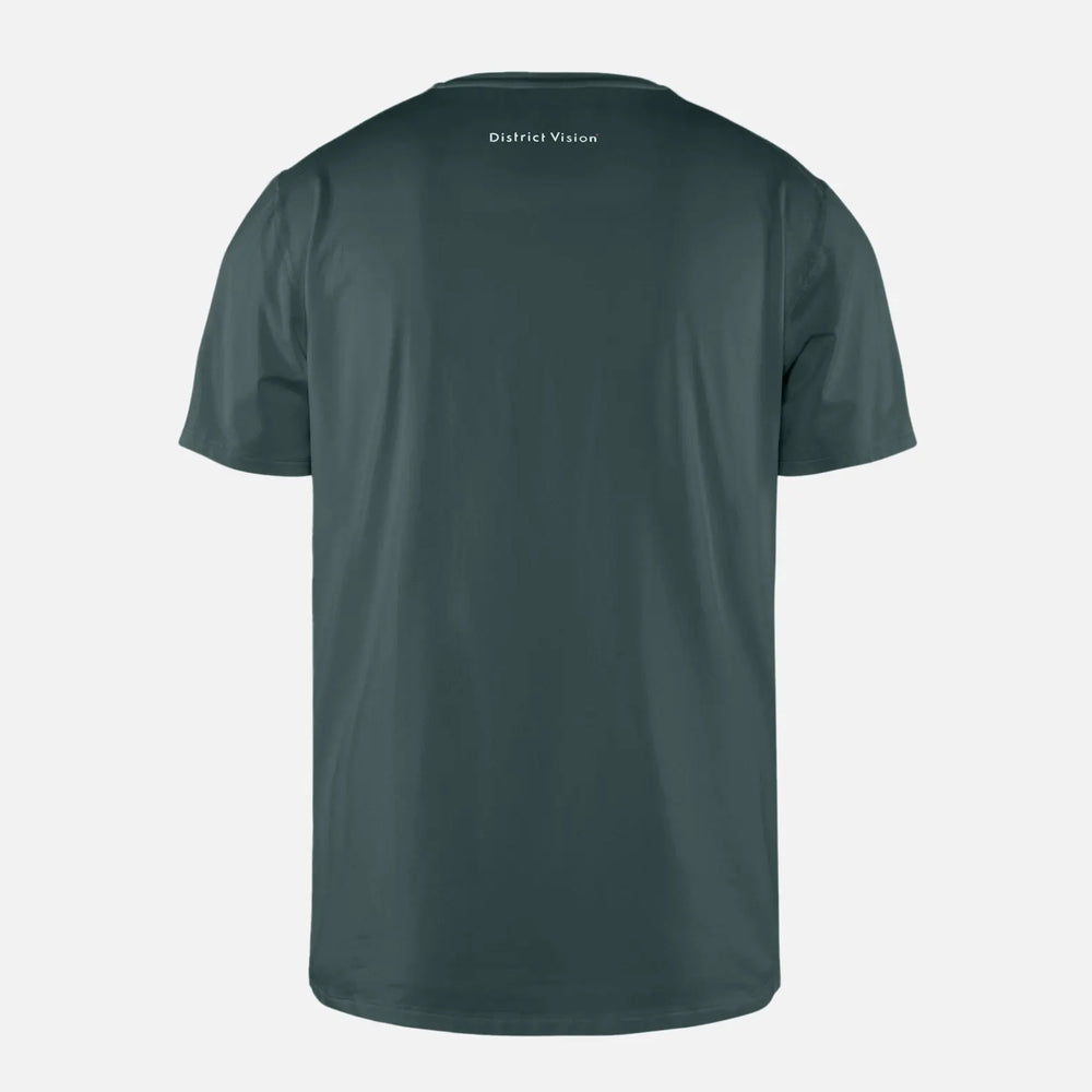District Vision Men's Lightweight Tee Spruce - achilles heel