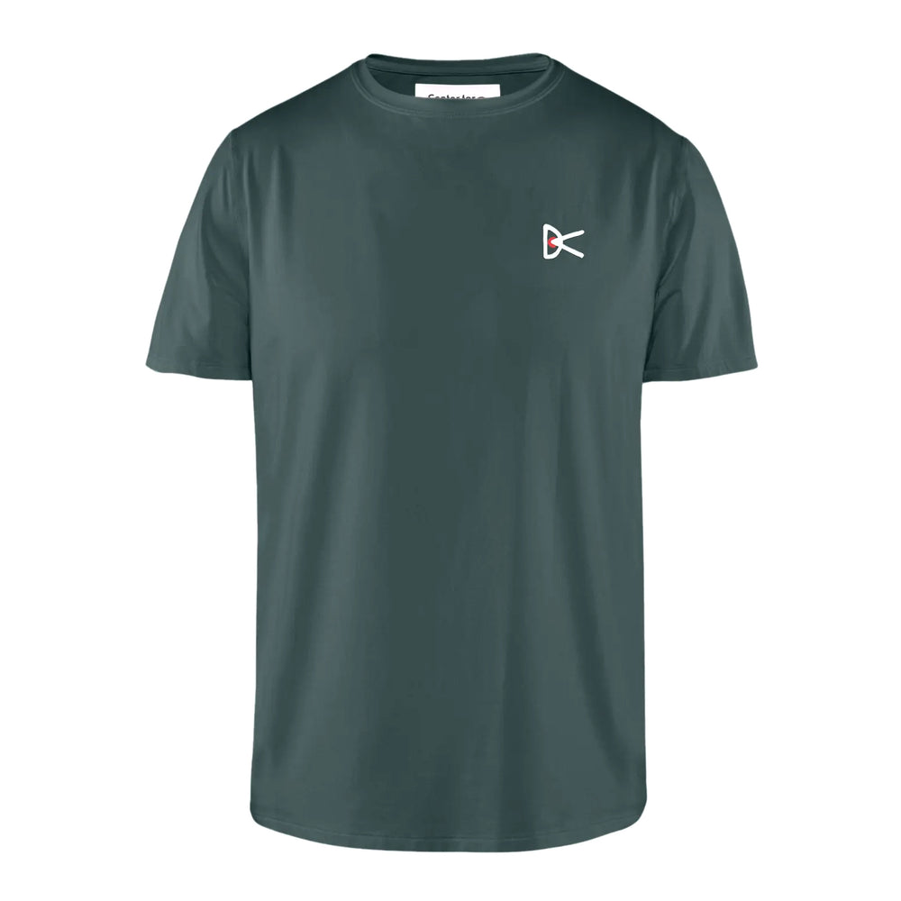 District Vision Men's Lightweight Tee Spruce - achilles heel