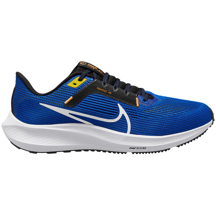 Nike Men's Air Zoom Pegasus 40 Running Shoes Racer Blue / Black / Sundial / White - achilles heel