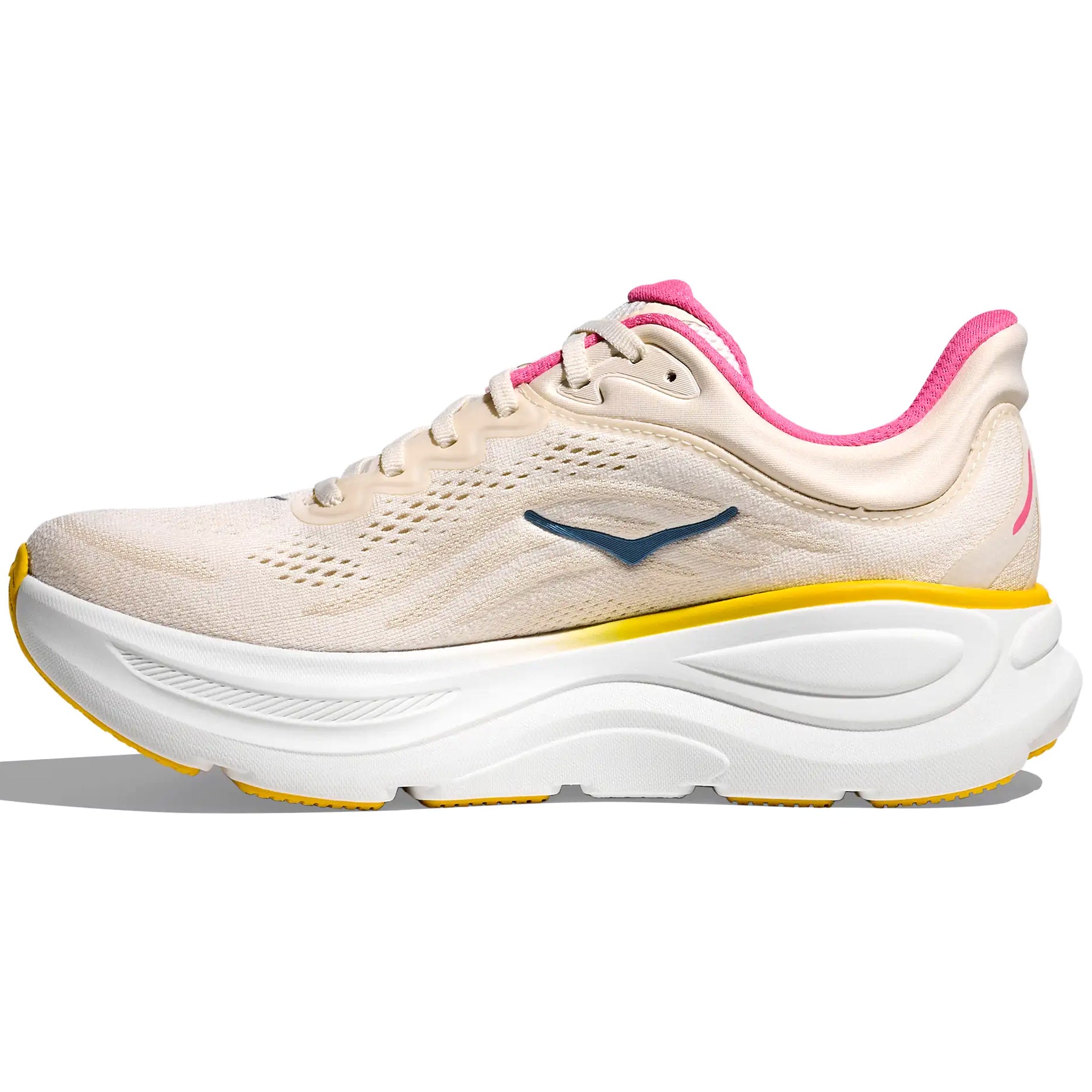 Women's Bondi 9 Running Shoes Alabaster / Birch