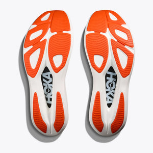 Hoka Rocket X 2 Running Shoes Frost / Lava - achilles heel