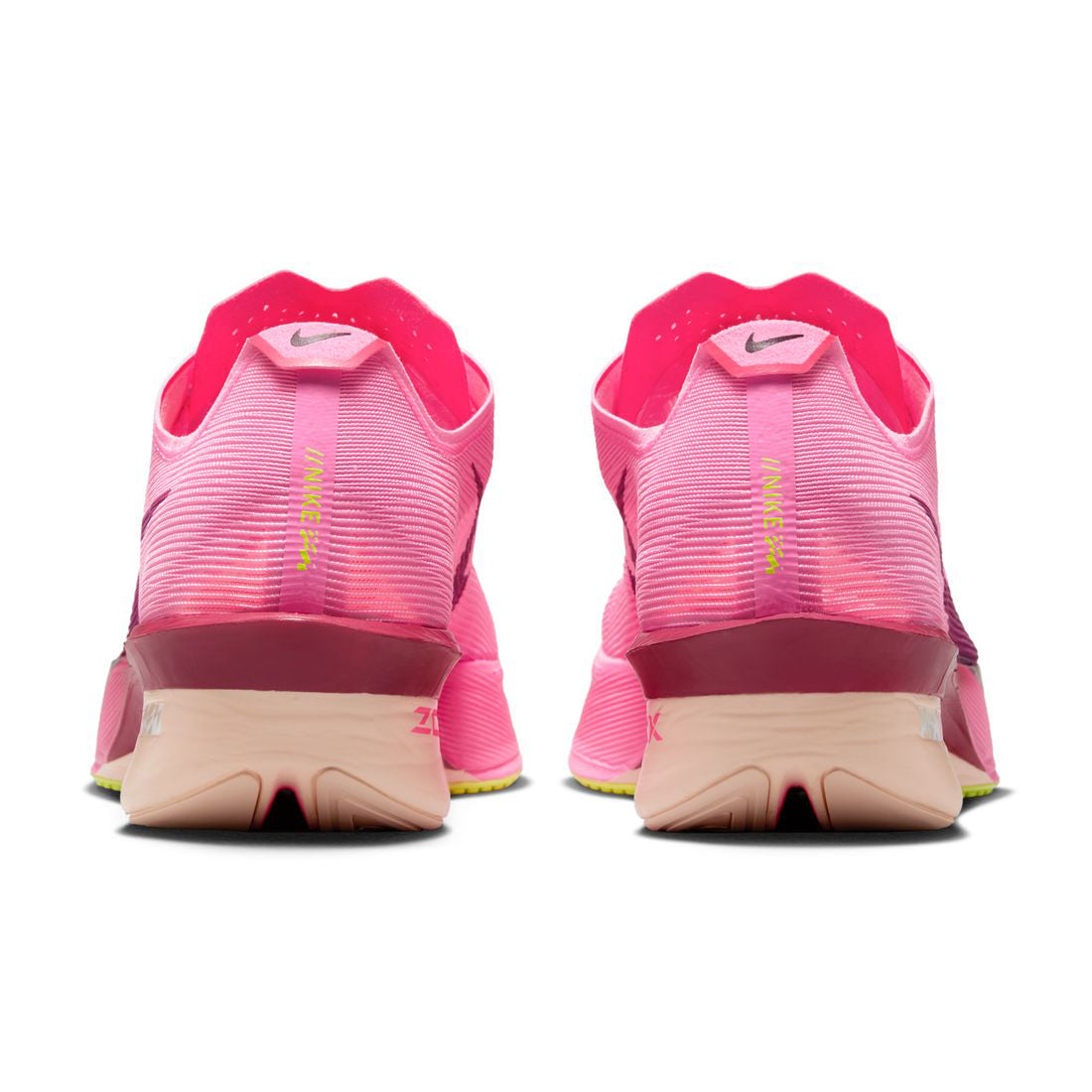 Women's Vaporfly 4 Running Shoes Pink Spell / Bordeaux / Hyper Pink