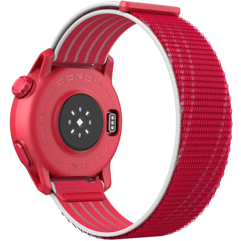COROS Pace 3 Nylon Strap GPS Sport Watch Track Edition - achilles heel
