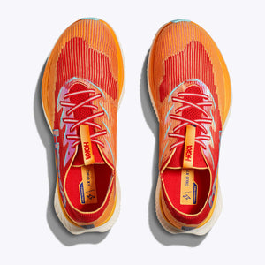 Hoka Cielo X1 Running Shoes Cerise / Solar Flare - achilles heel