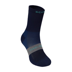 Soar Crew Socks Navy - achilles heel