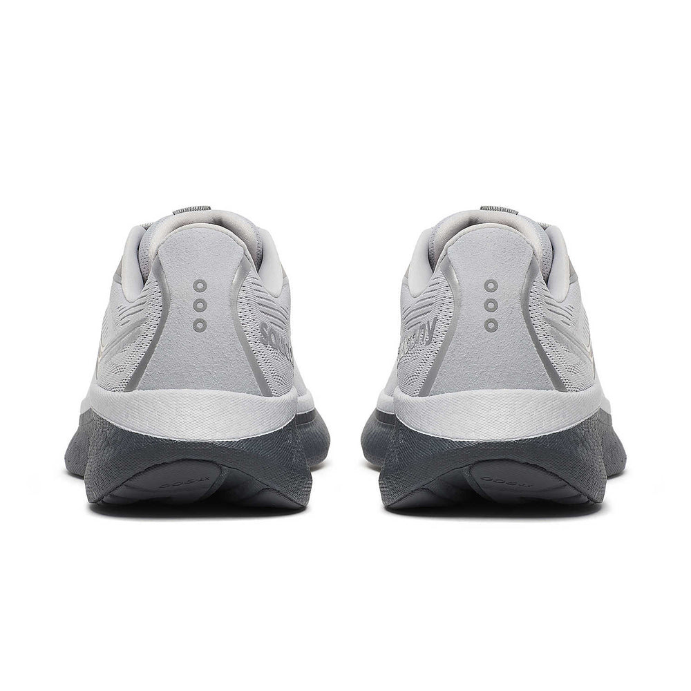 Saucony Men's Ride 18 Running Shoes Cloud / Shadow - achilles heel
