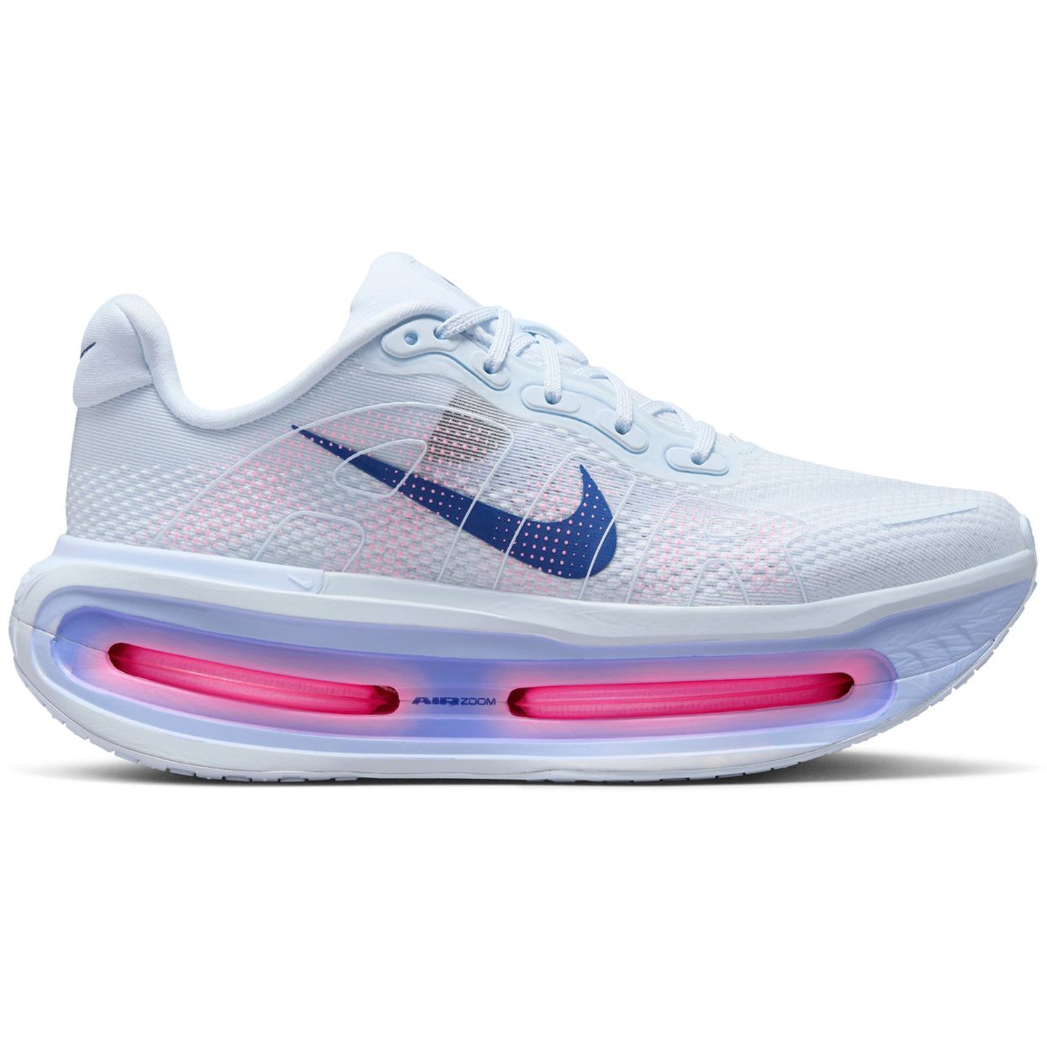 Women's Vomero Premium Running Shoes Blue Tint / Aluminium / Pink Spell / Deep Royal Blue - Achilles Heel