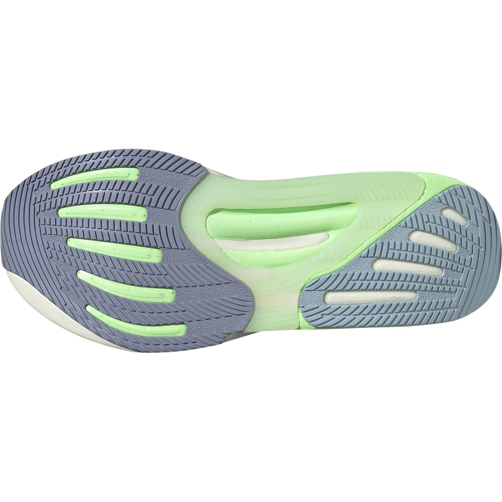 adidas Women's Supernova Solution Running Shoes Silver Dawn / Spark / Green Spark - achilles heel