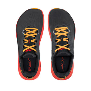 Altra Men's FWD VIA Running Shoes Black / Orange - achilles heel
