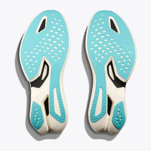 Hoka Cielo X1 Running Shoes Frost / Cerise - achilles heel