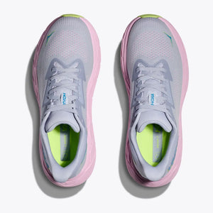 Hoka Women's Arahi 7 Wide Fit  Running Shoes Gull / Pink Twilight - achilles heel