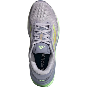 adidas Women's Supernova Solution Running Shoes Silver Dawn / Spark / Green Spark - achilles heel