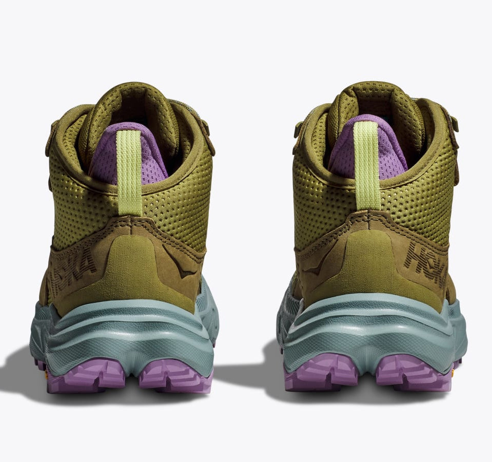 Hoka Women's Anacapa 2 Mid GORE-TEX Walking Boots Green Moss / Agave - achilles heel