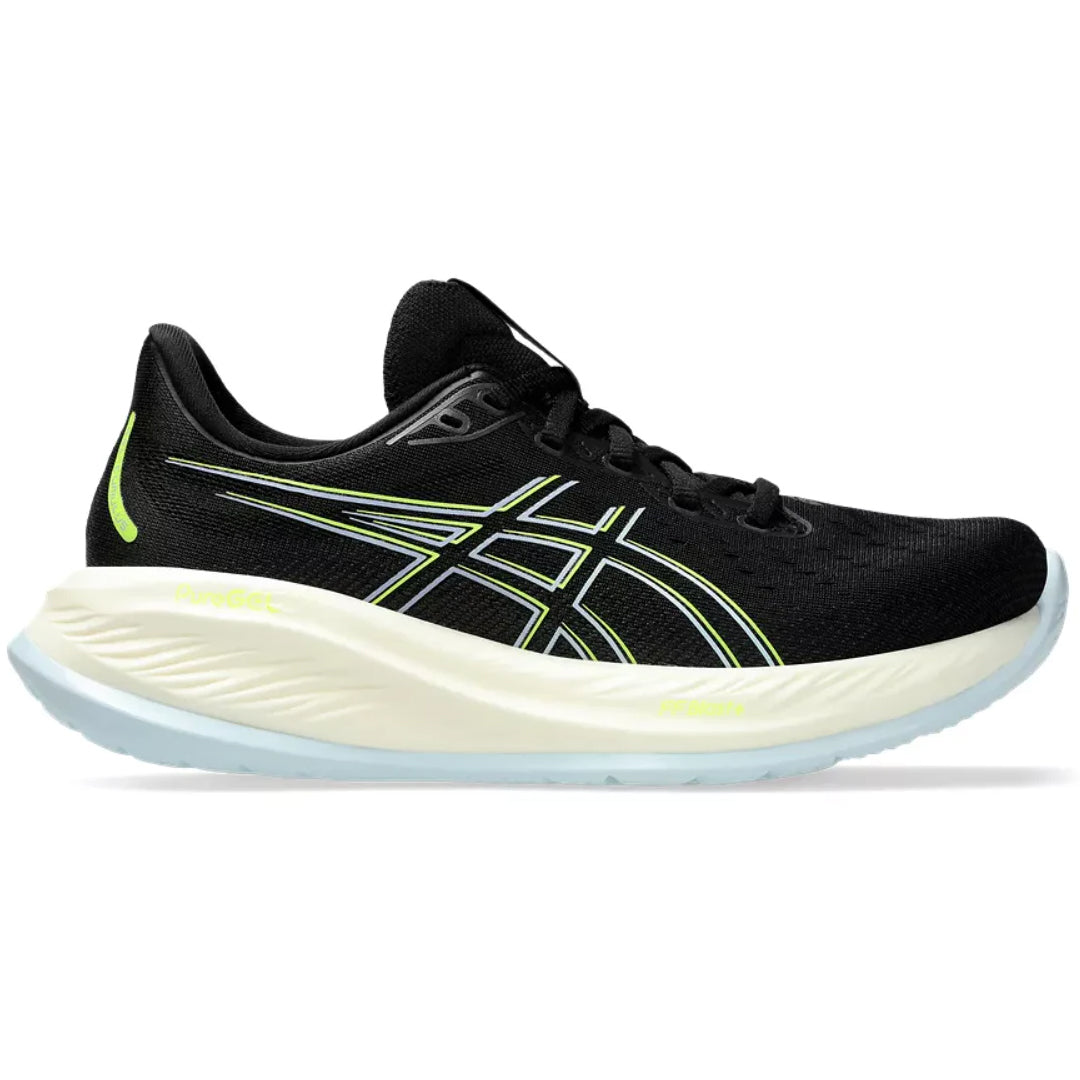 Asics Women's Gel-Cumulus 26 Running Shoes Black / Safety Yellow - Achilles Heel