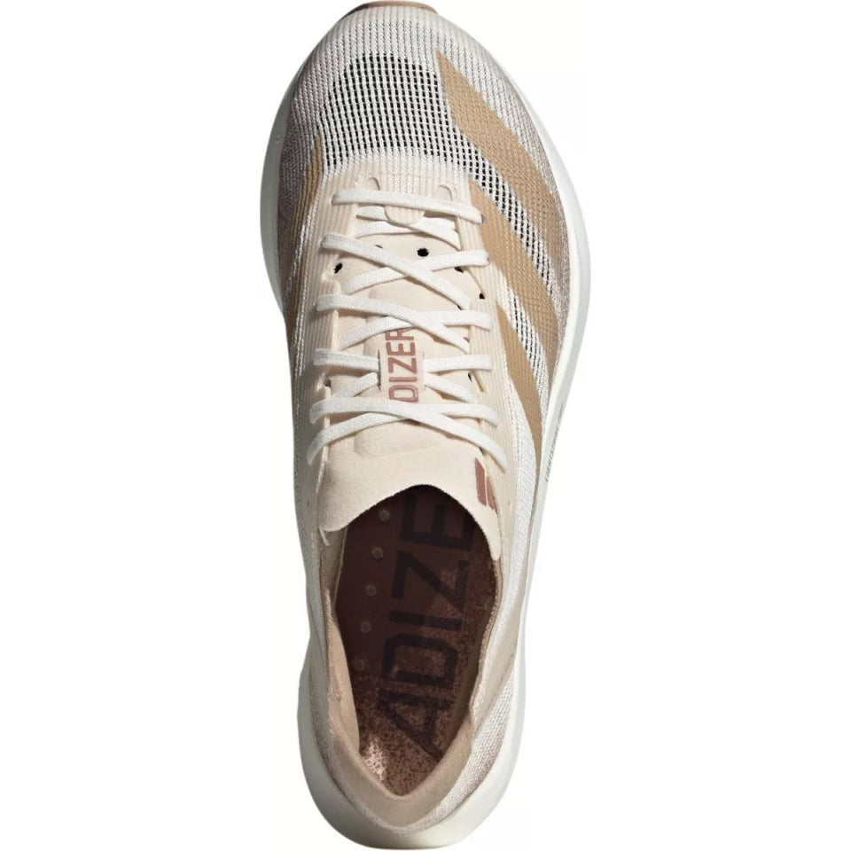 Women's Adizero Takumi Sen 10 Beige / Warm Sandstone / Halo Ivory - Achilles Heel