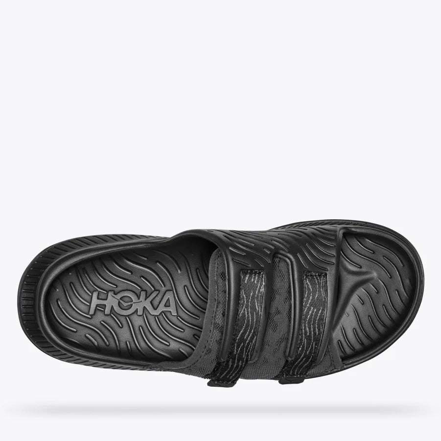 Hoka Ora Luxe Black / Black - achilles heel