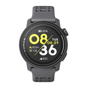 COROS Pace 3 Silicone Strap GPS Sport Watch Black - achilles heel