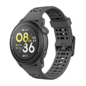 COROS Pace 3 Silicone Strap GPS Sport Watch Black - achilles heel