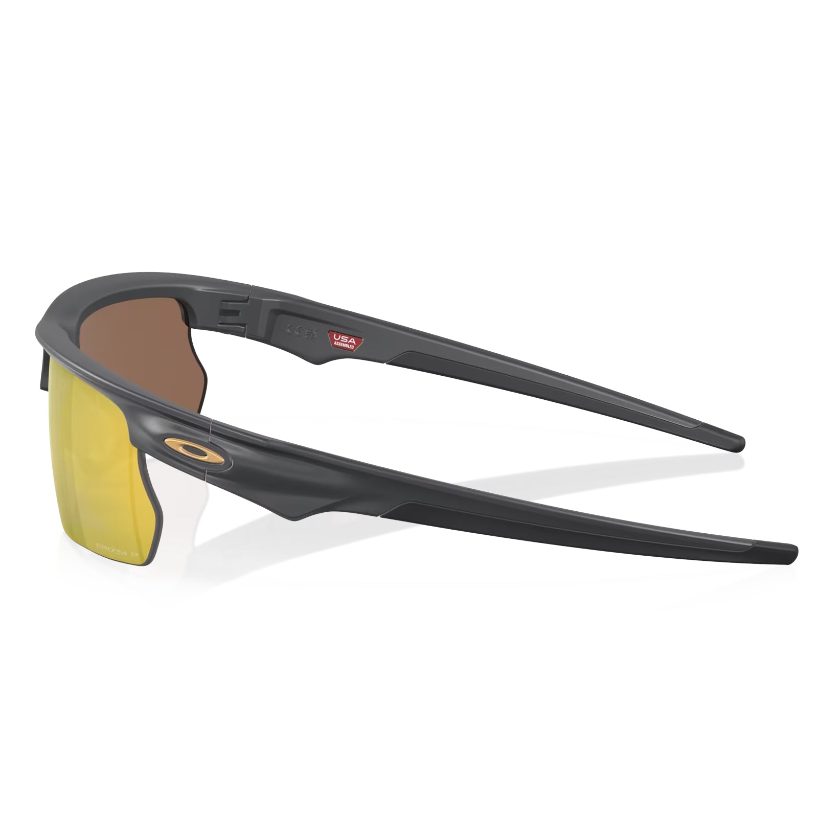Oakley BiSphaera Prizm 24k Polarized / Matte Carbon - Achilles Heel