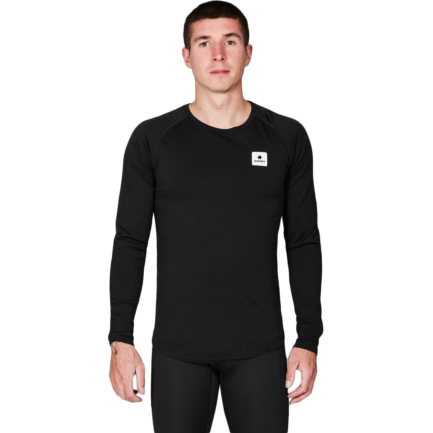SAYSKY Men's Merino Base 165 Top Black - Achilles Heel