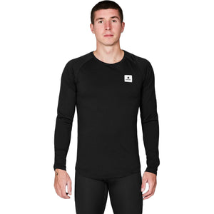 SAYSKY Men's Merino Base 165 Top Black - achilles heel