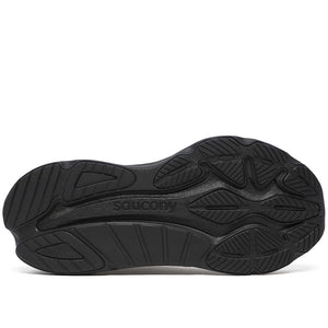 Saucony Women's Hurricane 24 Running Shoes Black / Black - achilles heel
