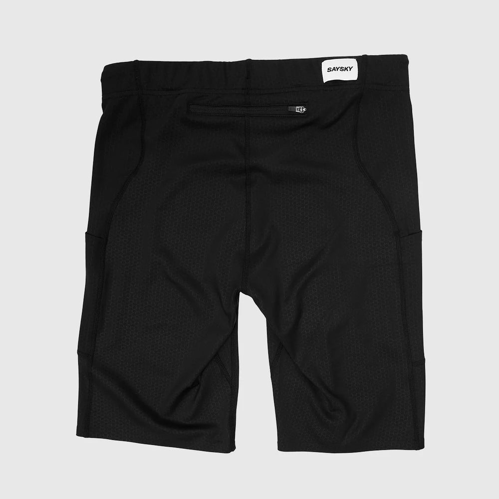 SAYSKY Men's Combat+ 9 Inch Short Tights Black - achilles heel