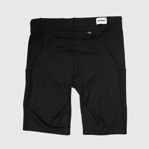 SAYSKY Men's Combat+ 9 Inch Short Tights Black - achilles heel