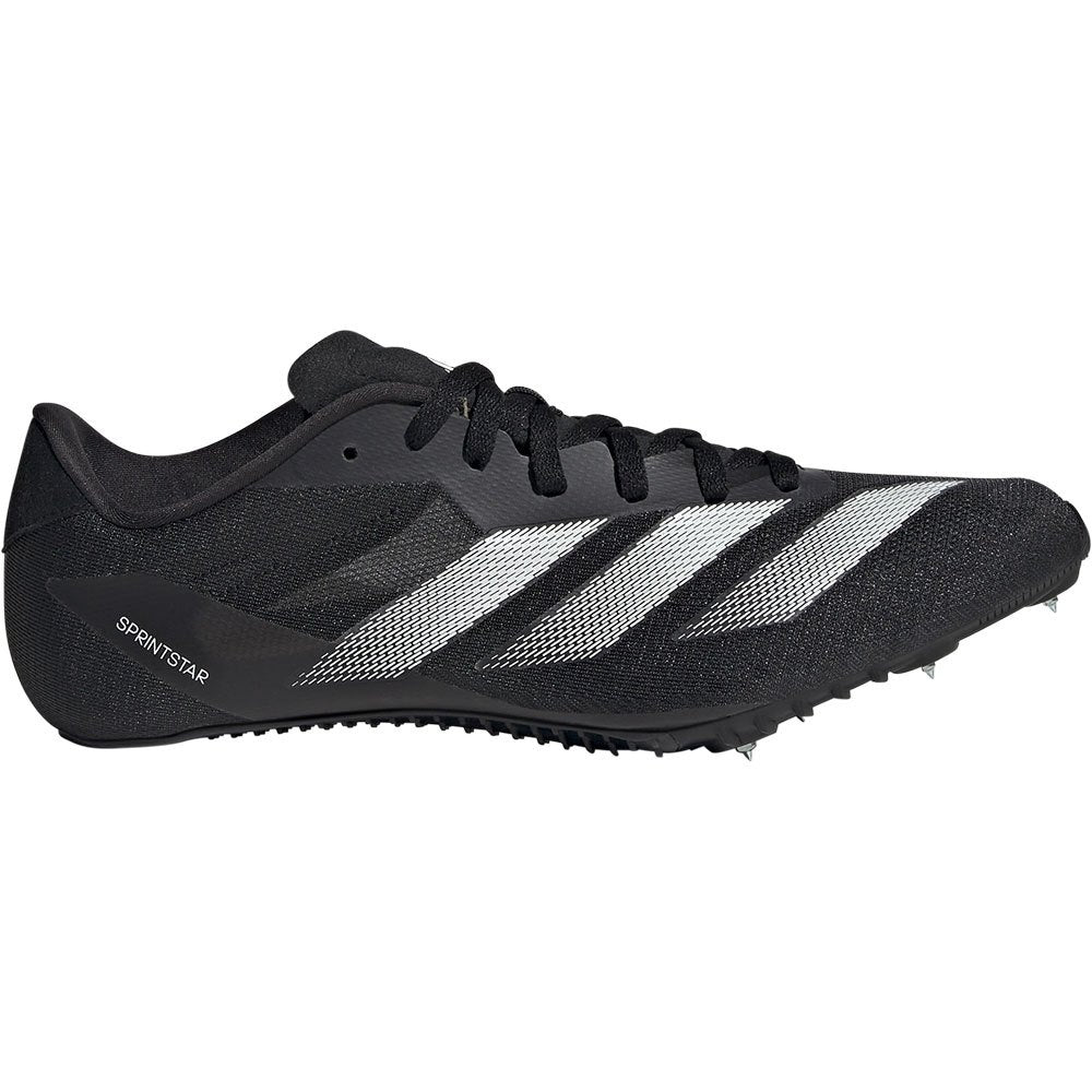 adidas Sprintstar Running Spikes Core Black / Zero Metallic / Cloud White - achilles heel