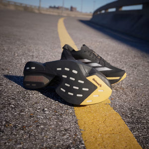 adidas Adizero Adios Pro 3 Running Shoes Black / Zero Metalic / Spark - achilles heel