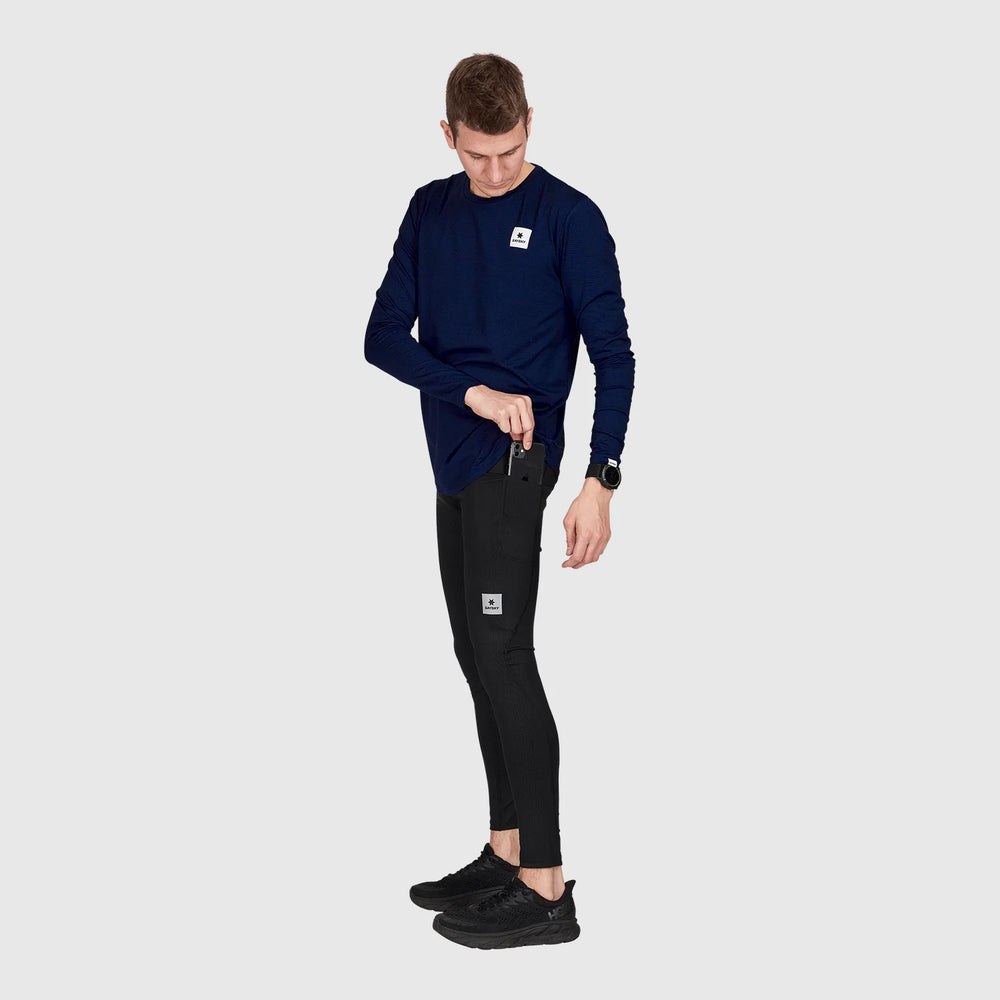 SAYSKY Men's Combat+ Long Tights Black - achilles heel