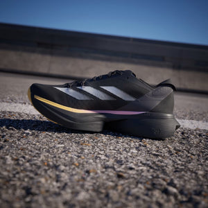 adidas Adizero Adios Pro 3 Running Shoes Black / Zero Metalic / Spark - achilles heel