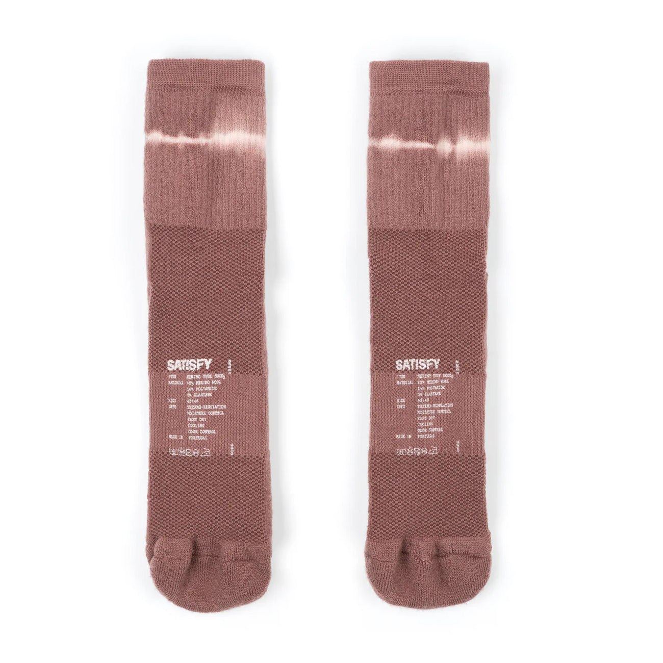 Satisfy Merino Tube Socks Cedar Tie-Dye - Achilles Heel