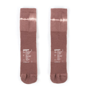Satisfy Merino Tube Socks Cedar Tie-Dye - achilles heel