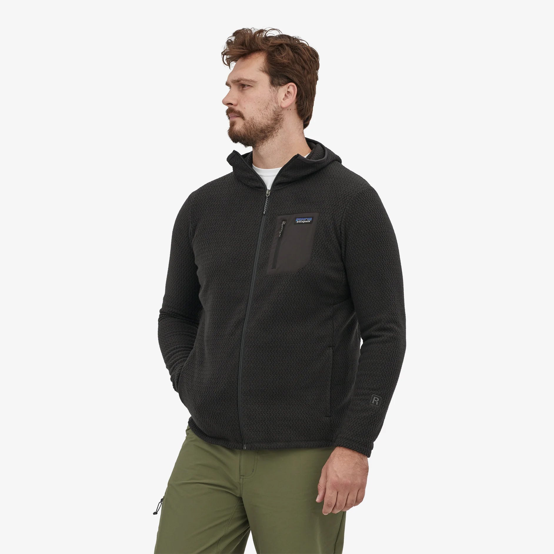 Men's R1 Air Full-Zip Hoody Black - Achilles Heel