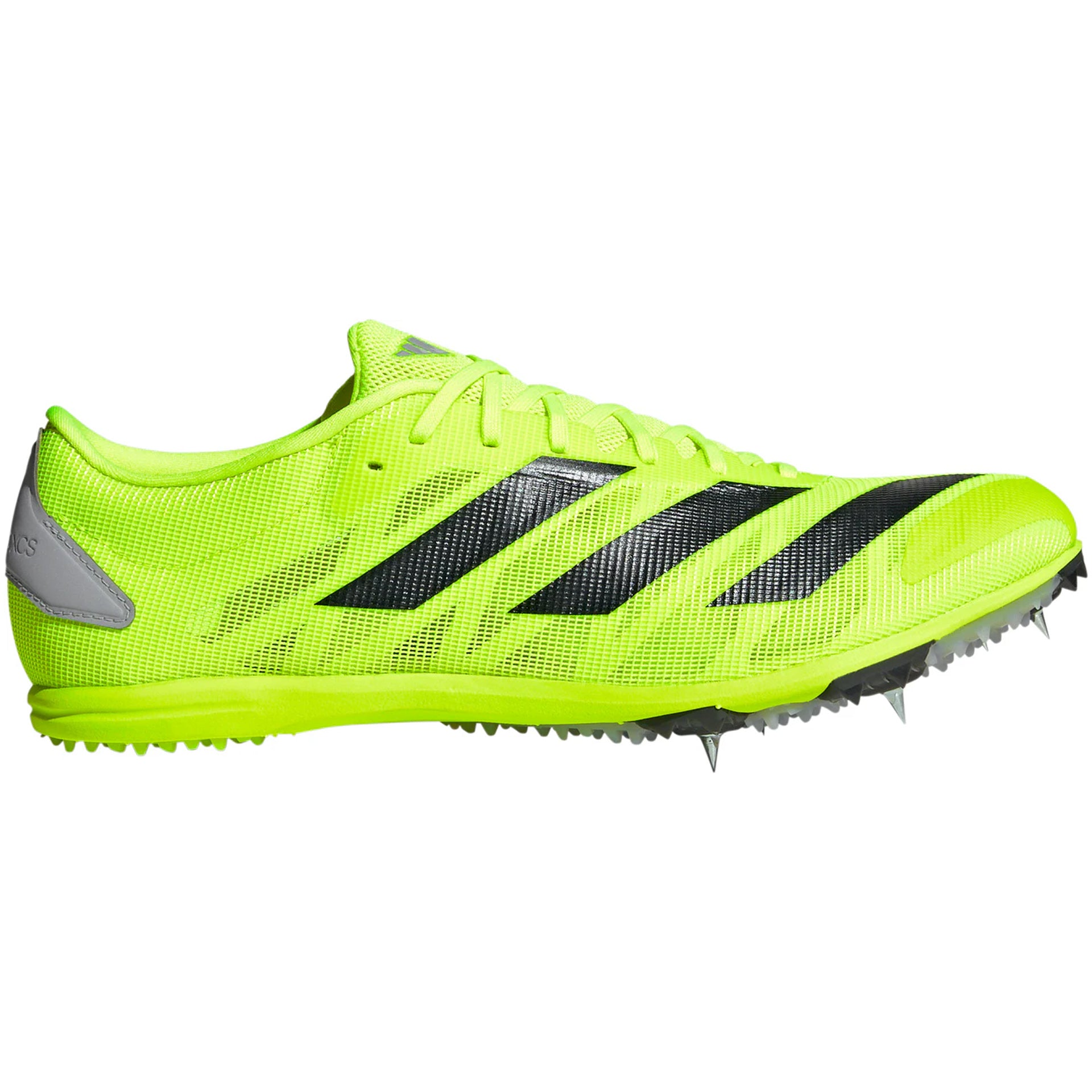 Men's Adizero XCS Running Spikes Lucid Lemon / Core Black / Halo Silver - Achilles Heel