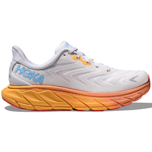 Hoka Women's Arahi 6 Running Shoes Nimbus Cloud / Blanc De Blanc - achilles heel