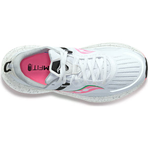 Saucony Women's Tempus Running Shoes White / Vizi Pink - achilles heel