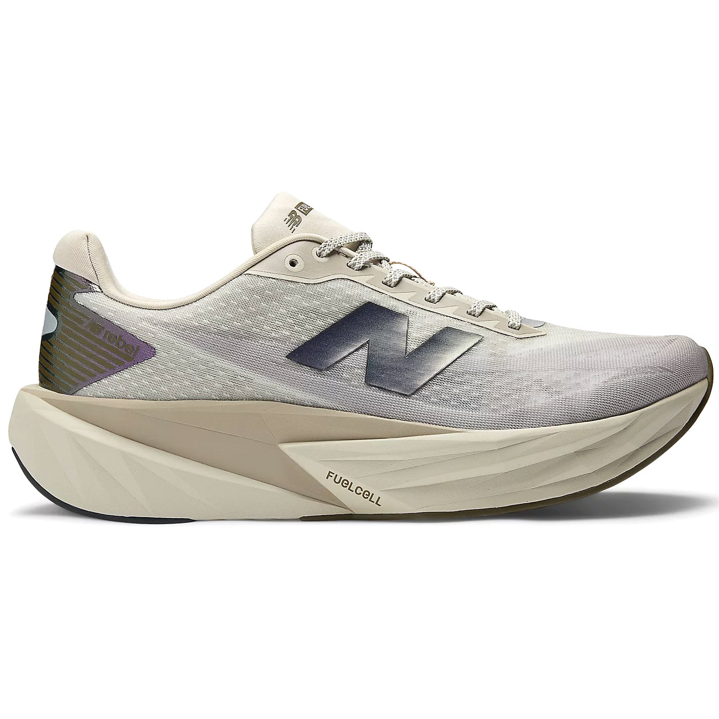 Men's Fuelcell Rebel v5 Running Shoes Shipyard / Arid Stone / Silver Metallic